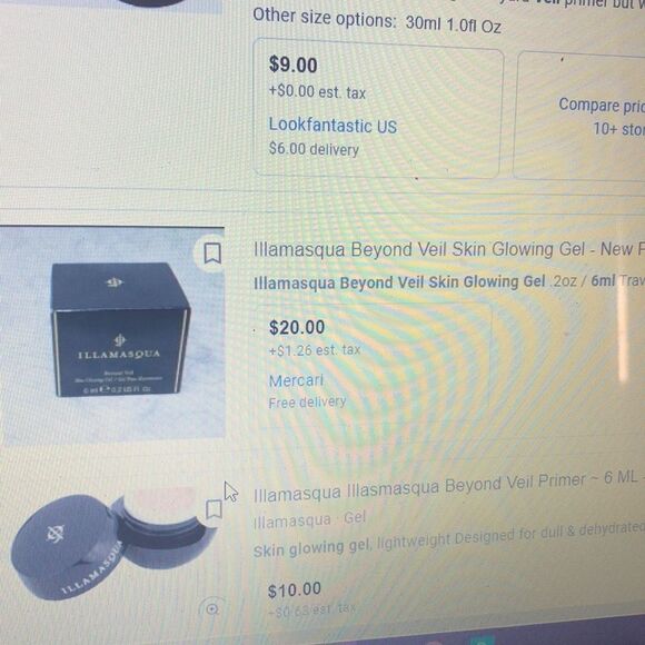 NWT Illamasqua Beyond Veil Skin Glowing Gel- 6 ml - Picture 2 of 2